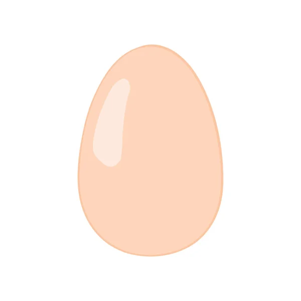 Egg Logo Emblem Egg White Background Vector Illustration — Stock Vector