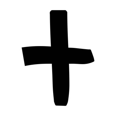 Bir yıldız ya da küçük resim ikonu. Beyaz arkaplanda elle çizilmiş siyah bir vektör simgesi.