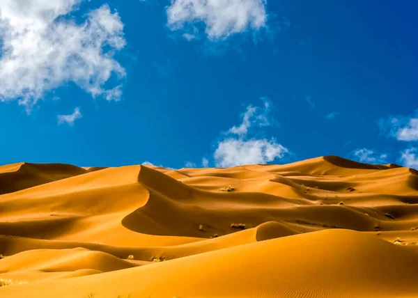 Nuvens Sobre Dunas Areia Deserto Hatta — Fotografia de Stock