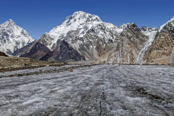 Blick Auf Den Und Angel Gipfel Karakorum — Stockfoto
