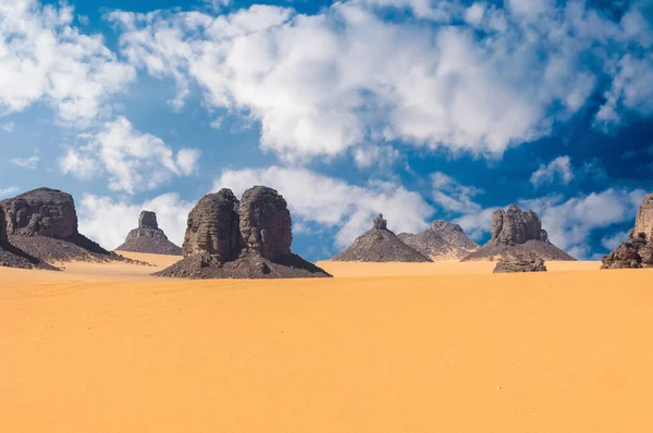 Felsformation Der Sahara Der Nähe Des Djanet Algerien — Stockfoto