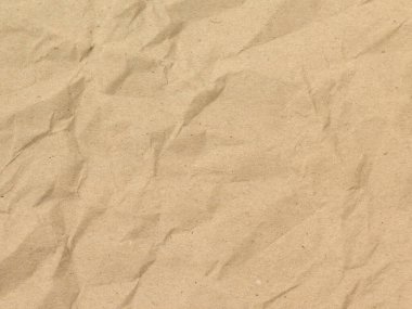 Buruşmuş Karton Kağıt Doku, Soyut Kraft Kalıplı Kağıt