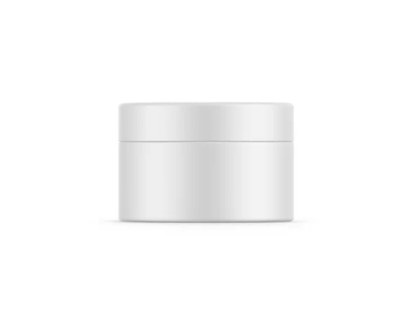 Cosmetic Cream Jar Mock Isolated White Background Illustration — Stock Fotó