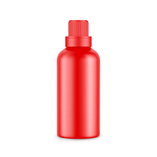 Witte Matte Plastic Fles Voor Conditioner Shampoo Wasmiddel Olie Medicijnen — Stockfoto