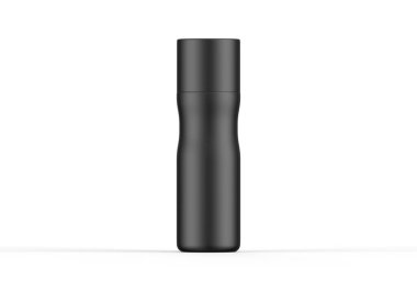 Deodorant spreyi taklit edilebilir, izole edilmiş beyaz arka planda aerosol kutusu, 3 boyutlu illüstrasyon