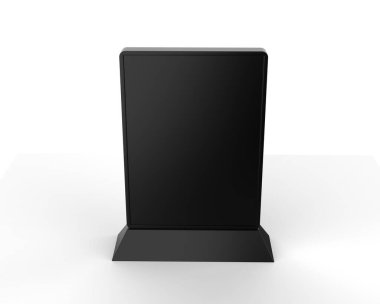 Dijital masa standı, izole edilmiş beyaz arkaplan, 3d illüstrasyon