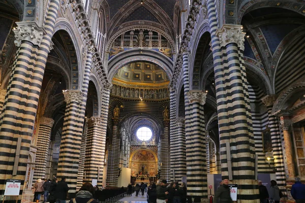 Pinturicchio's frescoes in the Piccolomini Library of Siena Cathedral — Stock Photo, Image