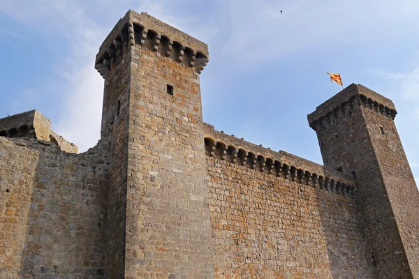 Bolsena (Viterbo, Lazio, Italy): the medieval castle — Stock Photo, Image