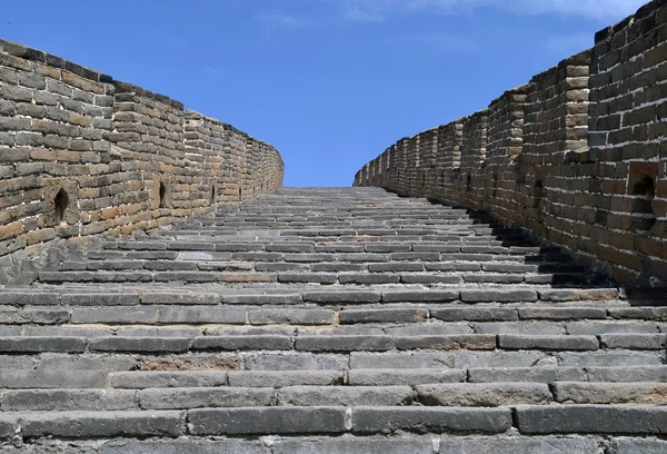 Passi sulla Grande Muraglia — Foto Stock