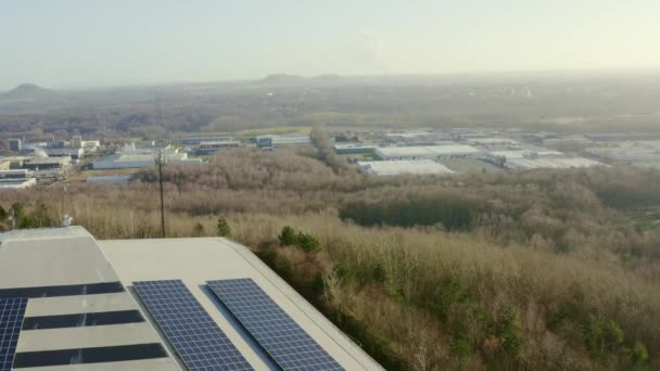 Panneaux Solaires Dans Paysage Landgraaf Limburg Pays Bas — Video