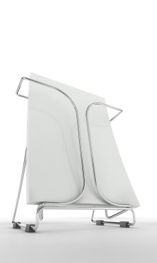 Tel tutucu ile boş broşür