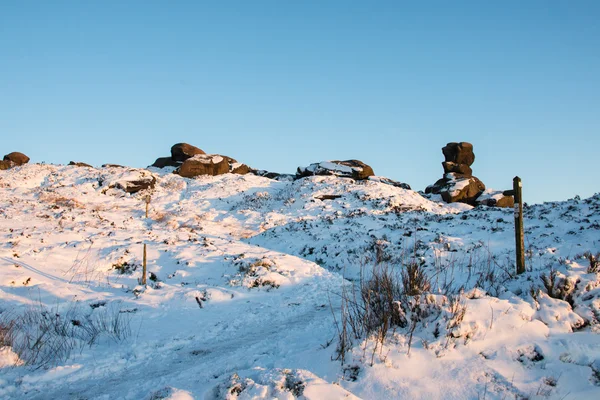 Ramshaw Rocks in Winter — Stock Photo, Image