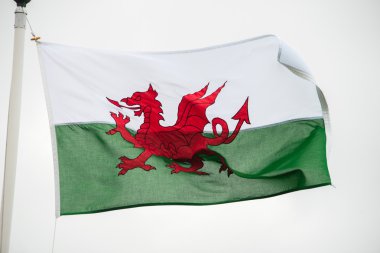 Welsh flag clipart