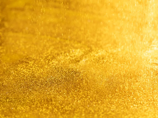 Papel Parede Natal Glitter Ouro Texturizado Abstrato Desfocado Bokeh Luzes — Fotografia de Stock