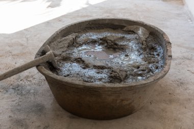 Islak harç kullanılan için karışık