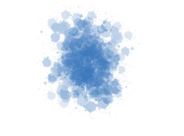 Beyaz arkaplan üzerindeki soyut fırça dokusu resmi.