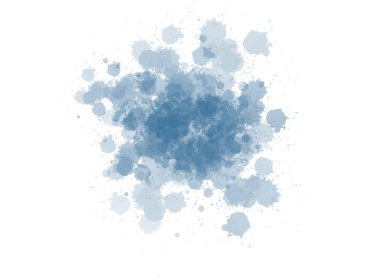 Beyaz arkaplan üzerindeki soyut fırça dokusu resmi.