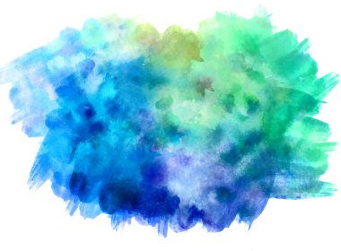 Beyaz arkaplan üzerindeki soyut fırça dokusu resmi.