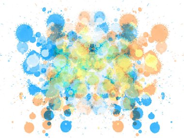 Güzel, soyut, renkli, suluboya resimli arka plan ve doku arkaplanı