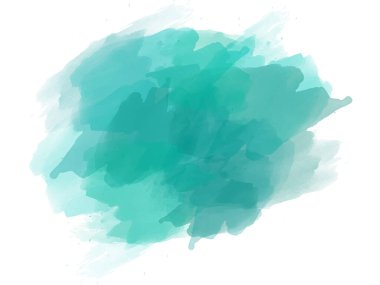 suluboya resim arkaplanı ve arkaplan üzerinde soyut fırça renkli şekil.