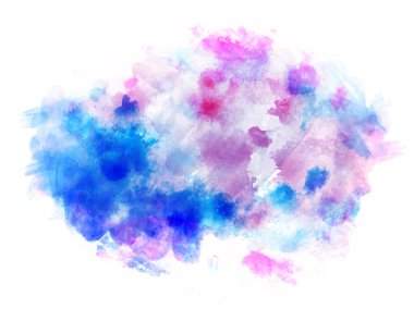 Soyut renkli gradyan şekilleri suluboya resim arkaplanı.