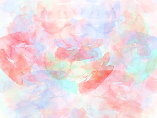 Abstract Colorful Watercolor Illustration Painting Background — ストック写真