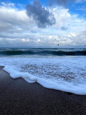 Baltık Denizi 'ndeki deniz manzarası