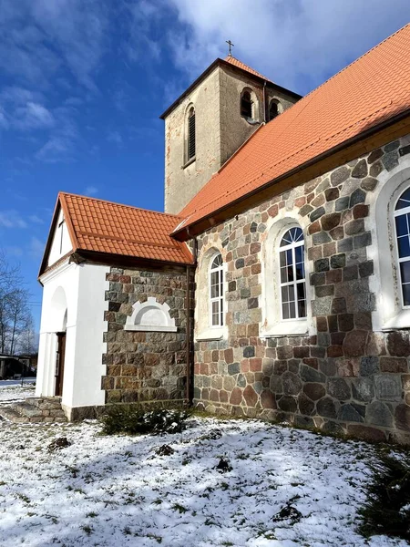 カリーニングラード州Kirche Augstagirren Sosnovka村 — ストック写真