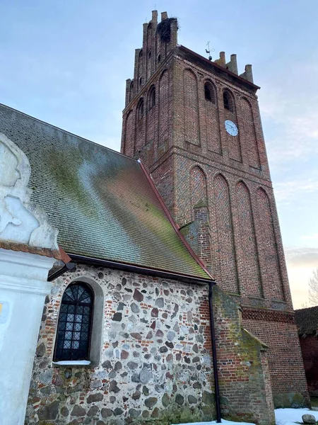 Igreja Antiga Região Kaliningrado — Fotografia de Stock