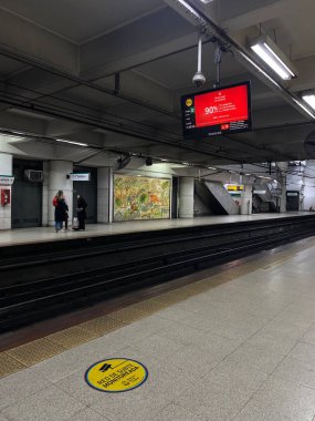 Buenos Aires, Arjantin, Subte İstasyonu, D Hattı şehrin metrosu