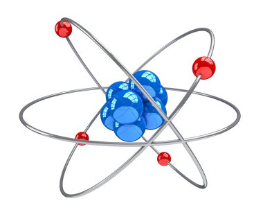 Atom - 3d render