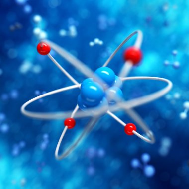 Atom abstract background clipart