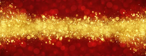 Red Gold Abstract Christmas Background — Stock Photo, Image