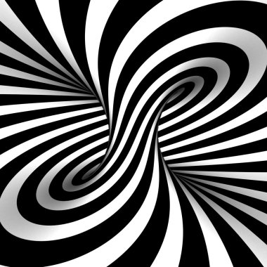 Black and white abstract clipart