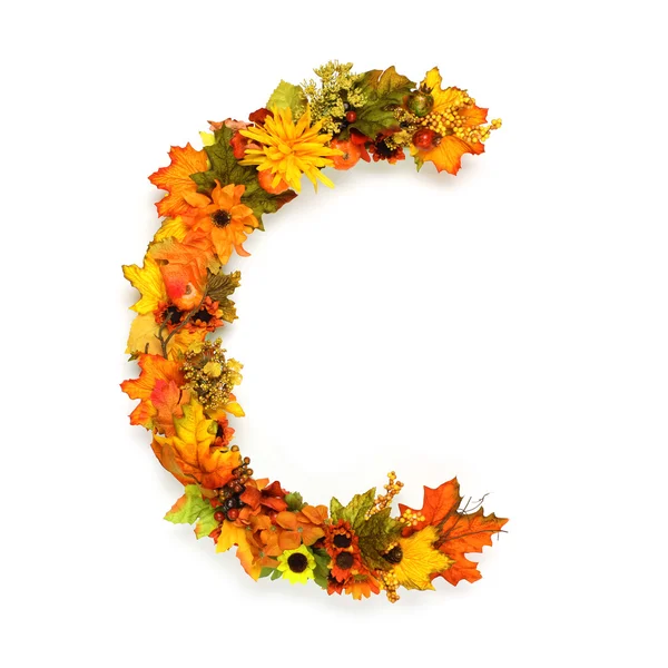 Осенний алфавит — стоковое фото