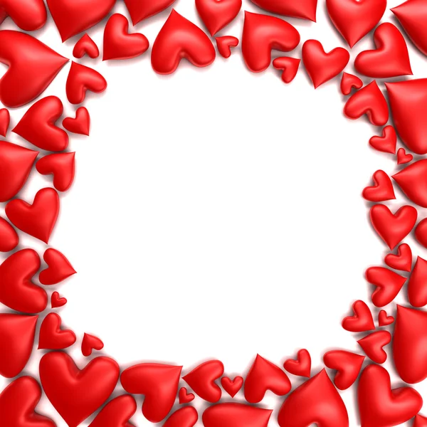 Red hearts — Stock Photo, Image