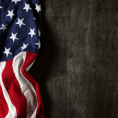 Anma Günü veya 4 Temmuz Amerikan bayrağı