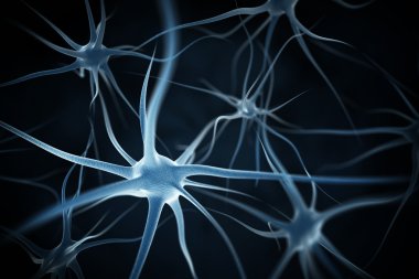 Neurons abstract background clipart