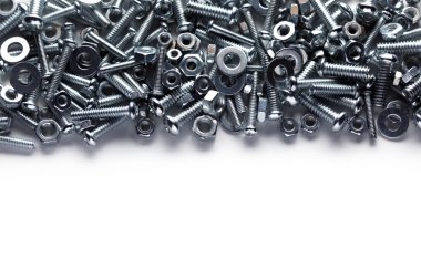 Nuts and bolts background clipart