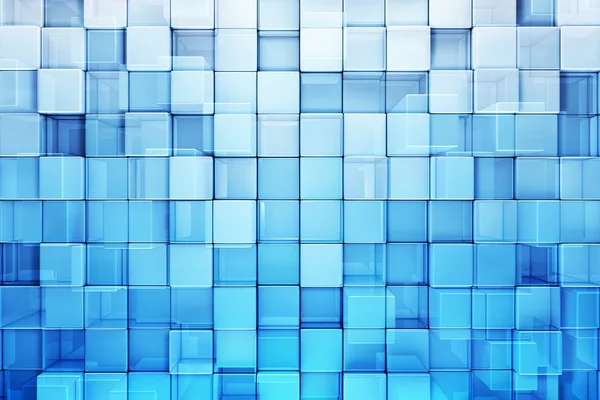 Blue blocks abstract background — Stock Photo, Image