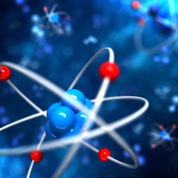 Atom abstract background — Stock Photo, Image