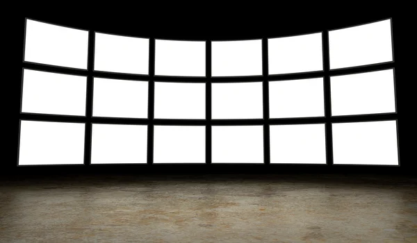 Empty tv screens — Stock fotografie