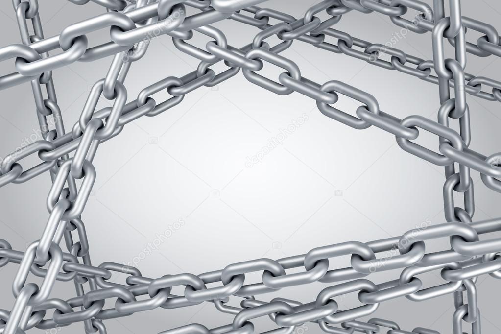Steel chain background Stock Photo by ©SSilver 77160919