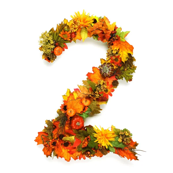 Autumn numbers — Stock Photo, Image