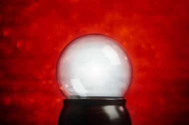 Boş kar küresi Noel arka plan