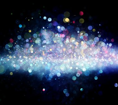 Mavi ışıklar arka plan