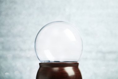 Boş kar küresi Noel arka plan