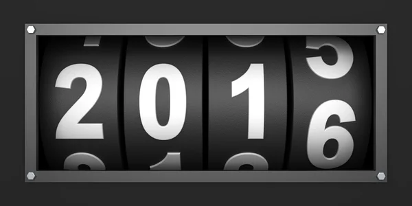 2016 New year countdown timer — Stock Photo, Image