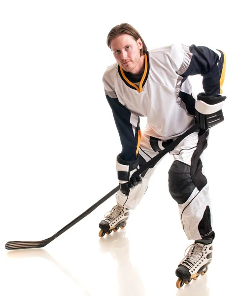 Roller Hockey Player — Stock fotografie