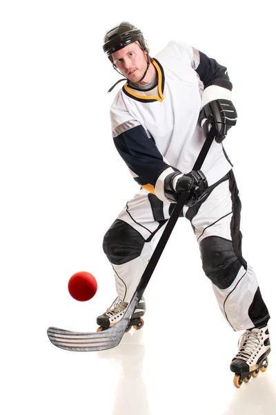 Roller Hockey Player — Stock fotografie